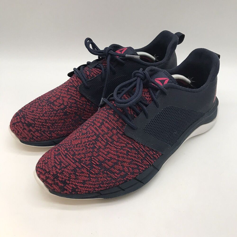Reebok Print Run 3.0 Blue Primal Red Sneakers Men's 7 Shoes CN2713 Running Shoes